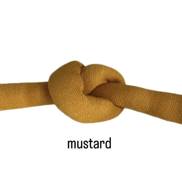 grobstrick baumwollgarn farbe mustard