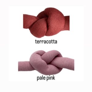 neue farben grobstrick teracotta pale pink