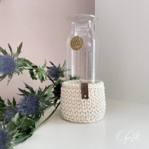 Vase klein in der Farbe natural