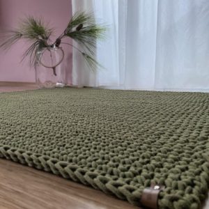 teppich avocado 120 x 120 cm