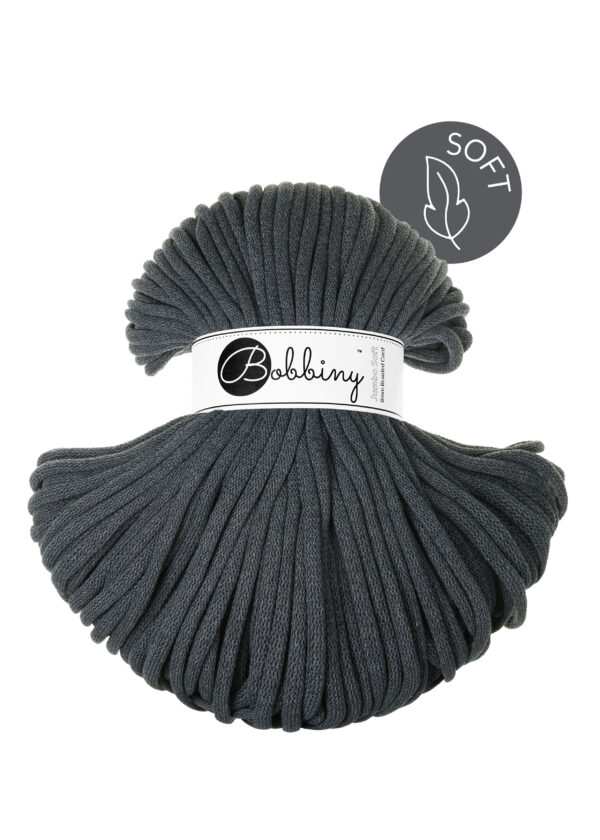 8mm Jumbo Soft Charcoal