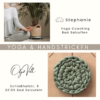 Yoga + Grobstrick Kissen
