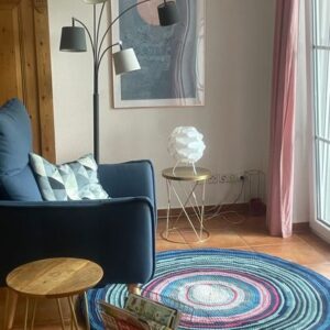 Teppich unikat bunt